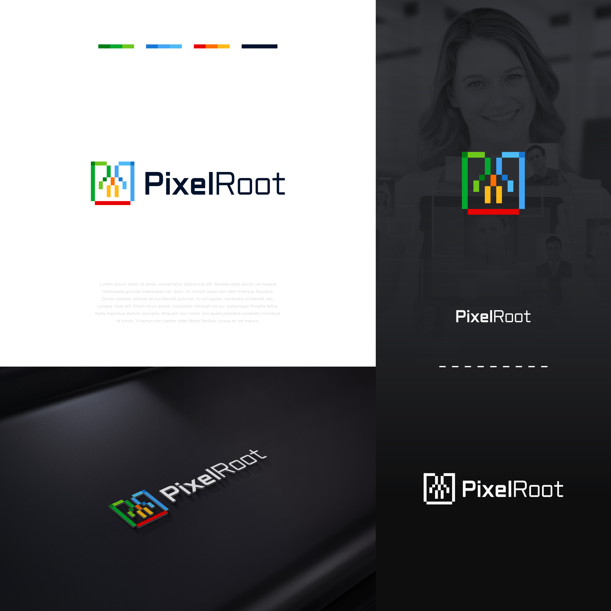 PixelRoot by Hapindz PixelRoot in Logo Design Inspiration by Hapindz
