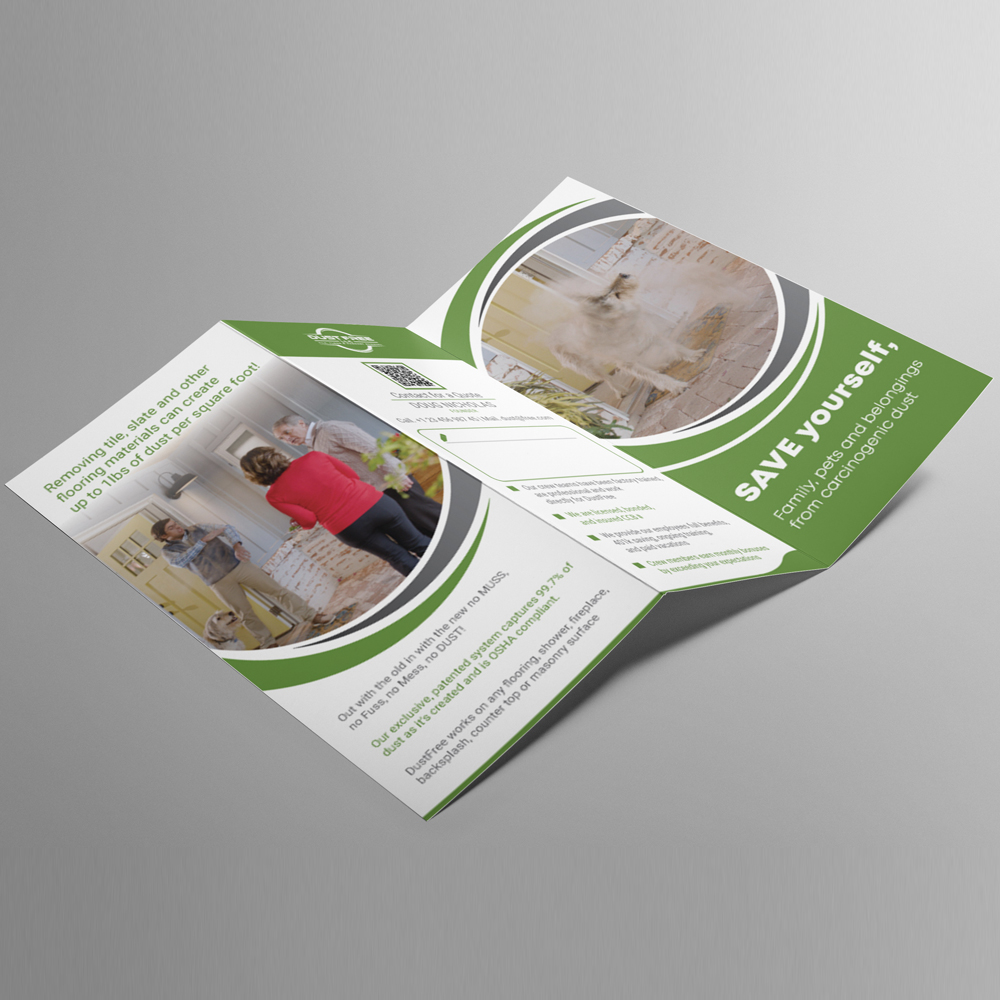 dust free by Hunter dust free in Brochure Design Inspiration by Hunter