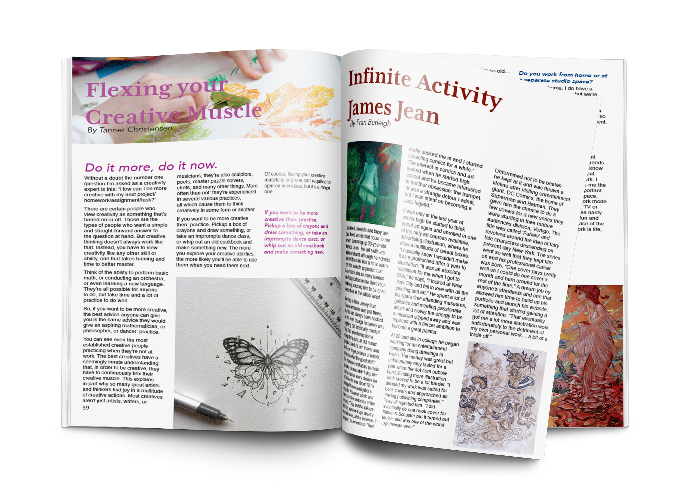 Magazine Inside Pages Design