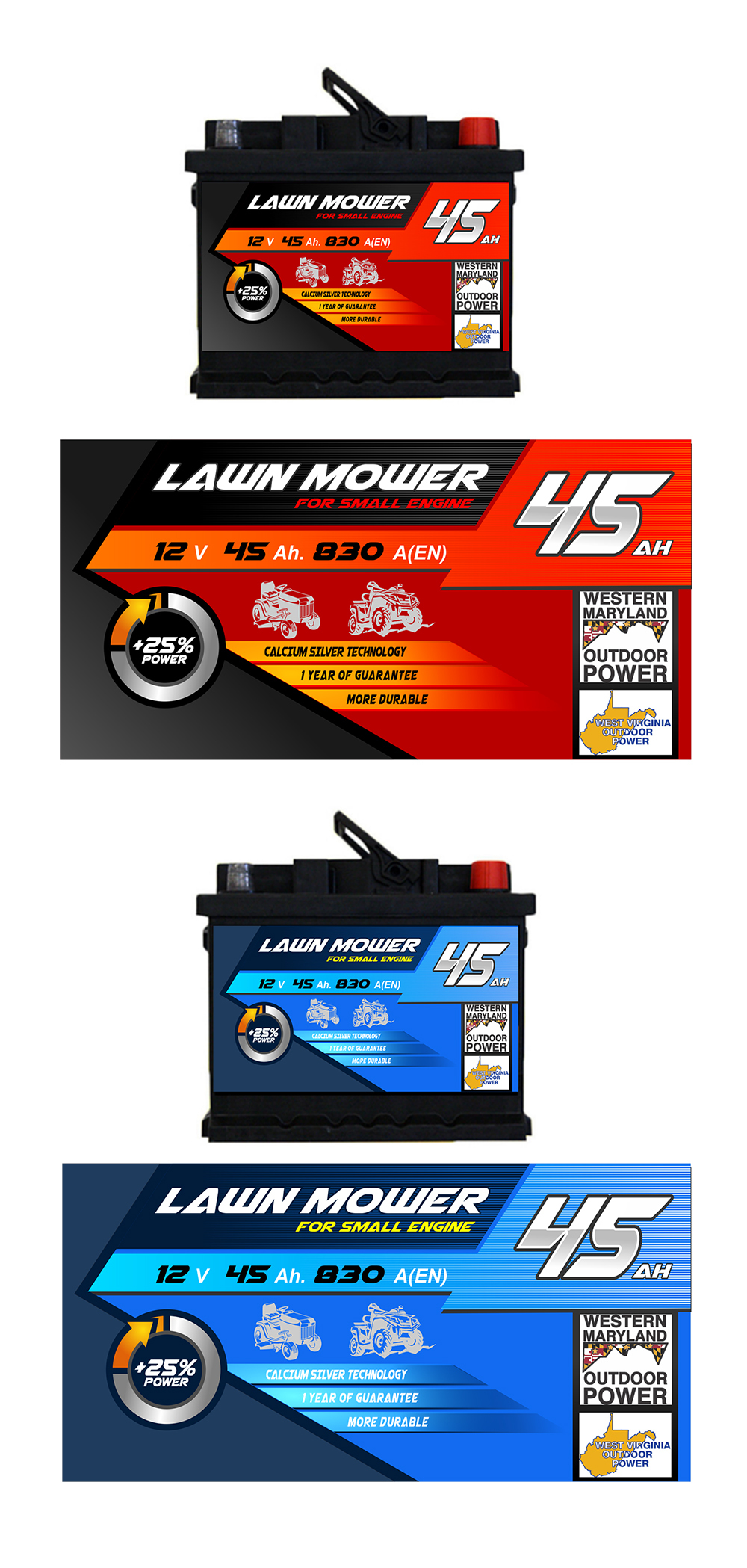 Battery Label Design By Jennyn Marcano 345855 - Designhill