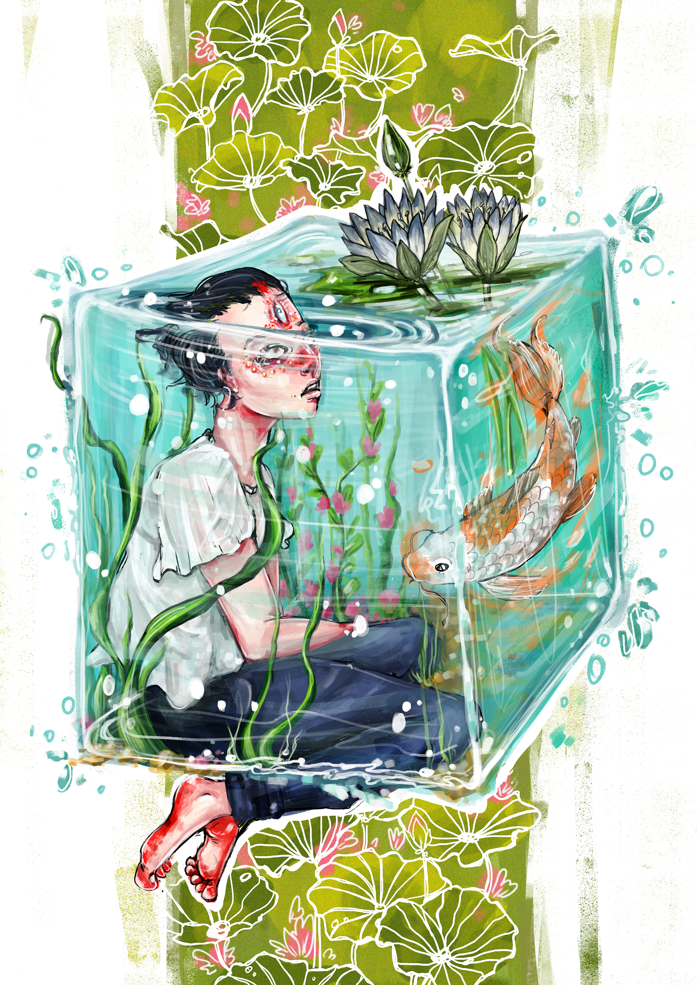 Cooled Down in Digital Art Inspiration by Aashmani Ghosh