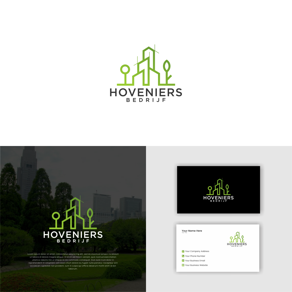 building garden in Logo And Business Card Design Inspiration by Aberto