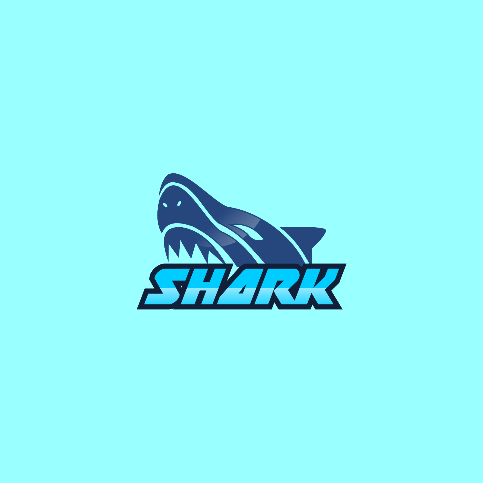 Shark Logo by Cleret Shark Logo in Advertisement Design Inspiration by Cleret