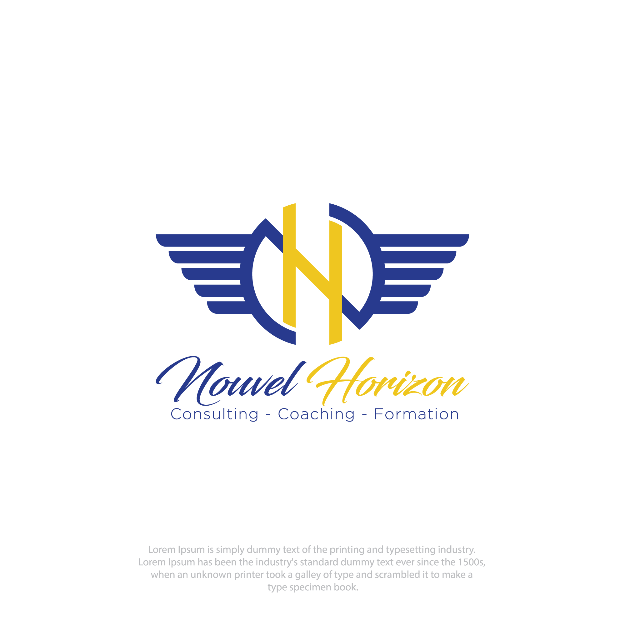 Nouvel Horizon logo by Md Tarekul Islam Nouvel Horizon logo in Logo & Brand Identity Inspiration by Md Tarekul Islam