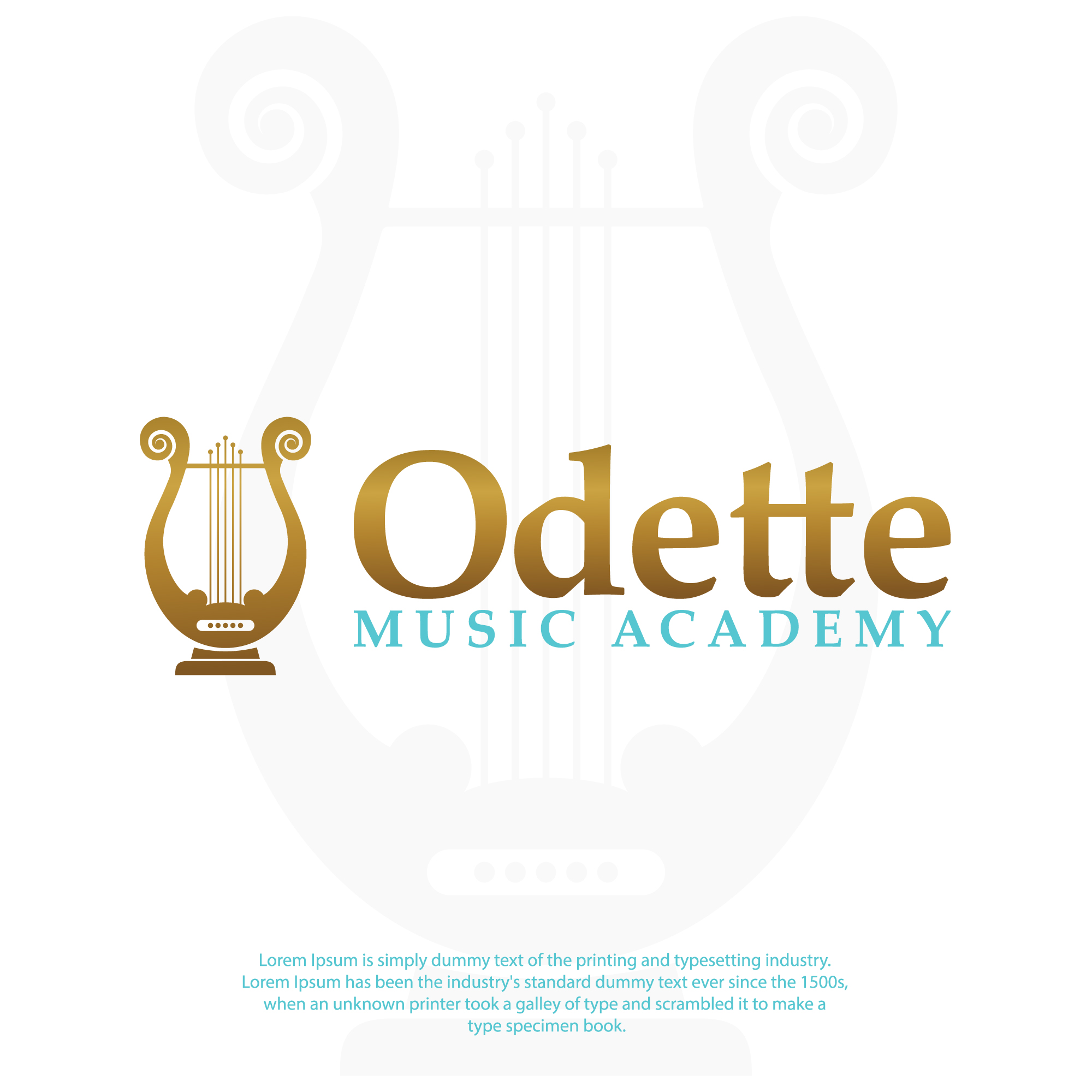 Odette Music Academy logo in Logo Design Inspiration by Md Tarekul Islam