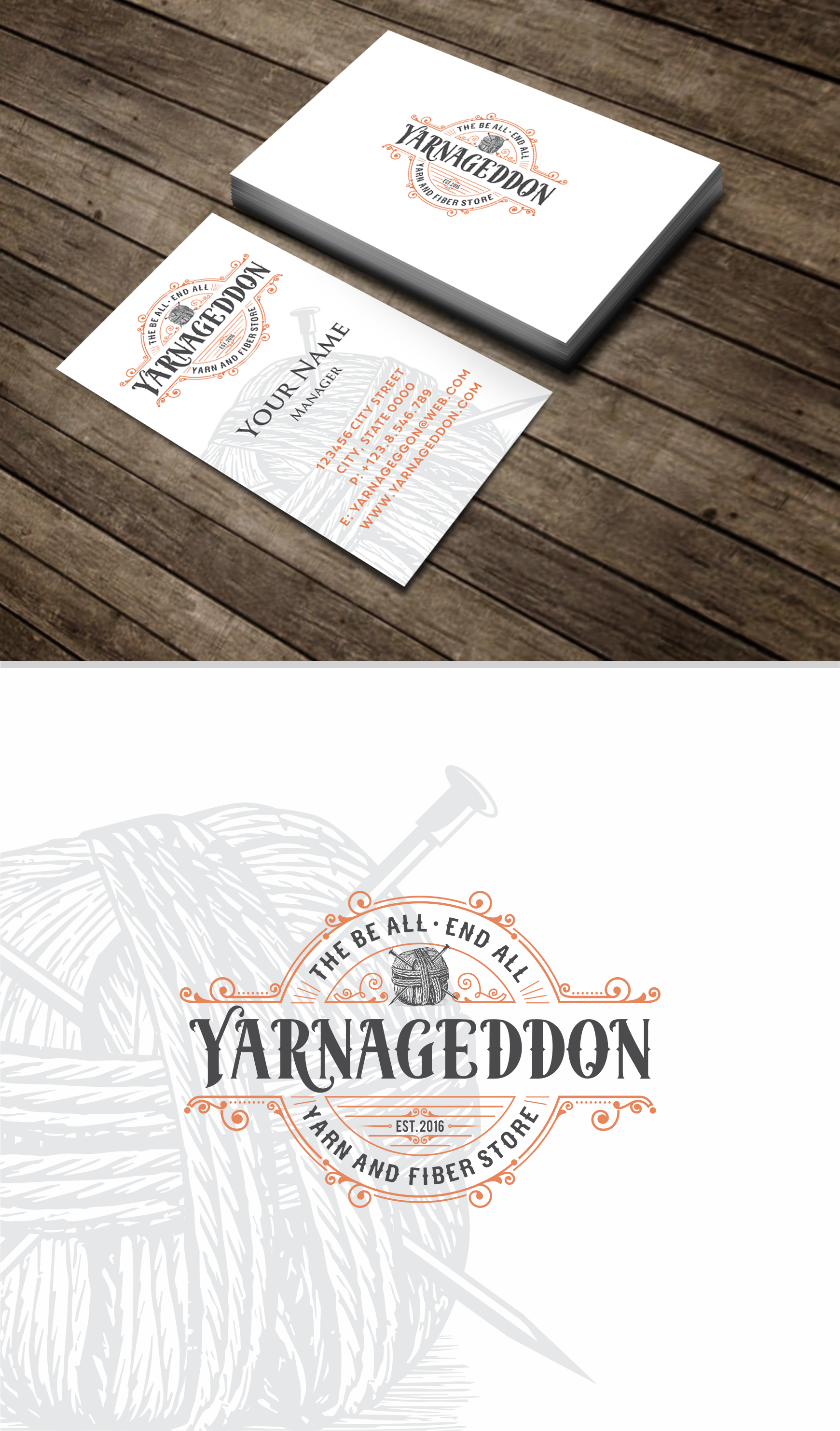 Yarnageddon by Riyan Syah Yarnageddon in Logo And Business Card Design Inspiration by Riyan Syah