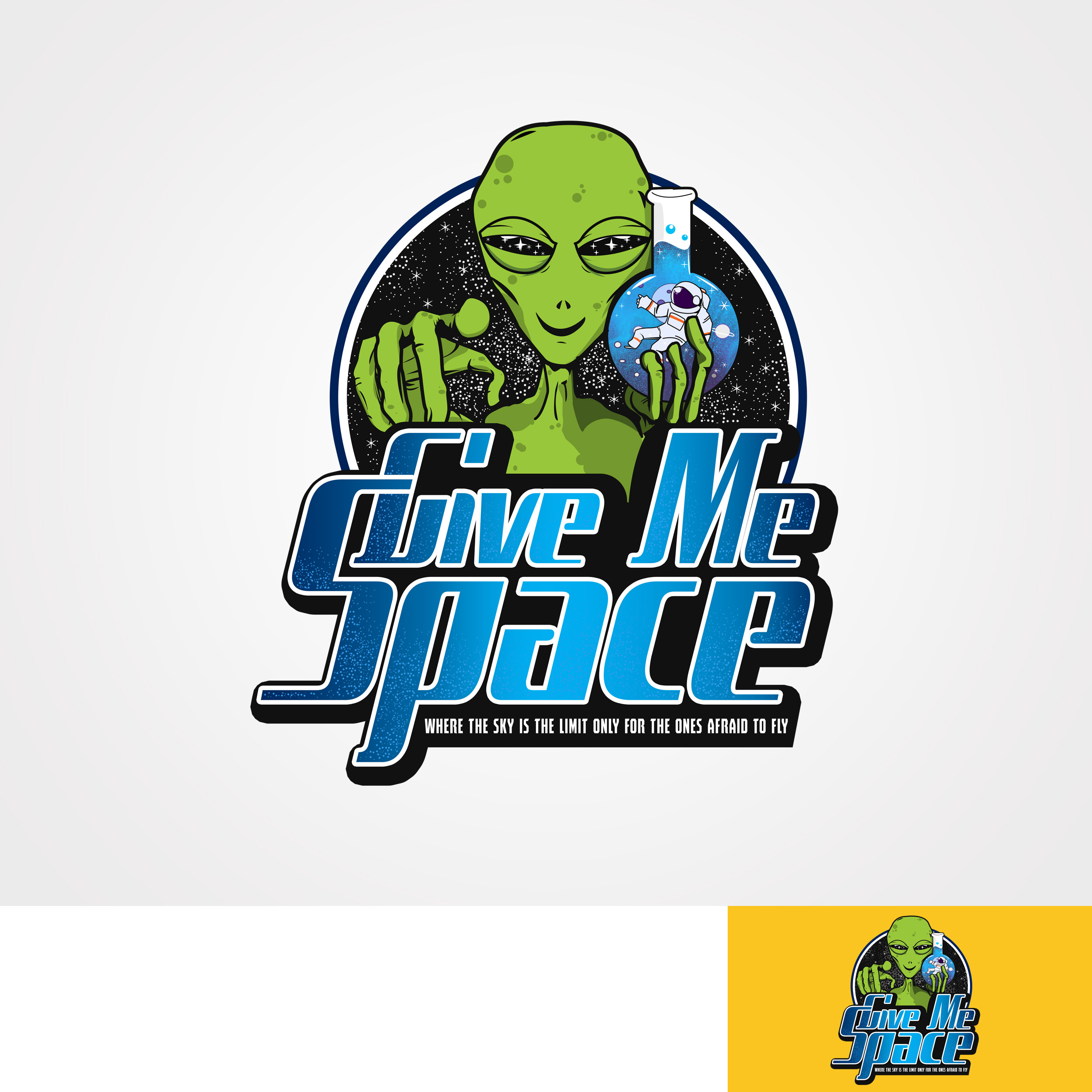 Give me Space in Logo Design Inspiration by Happy Creatives