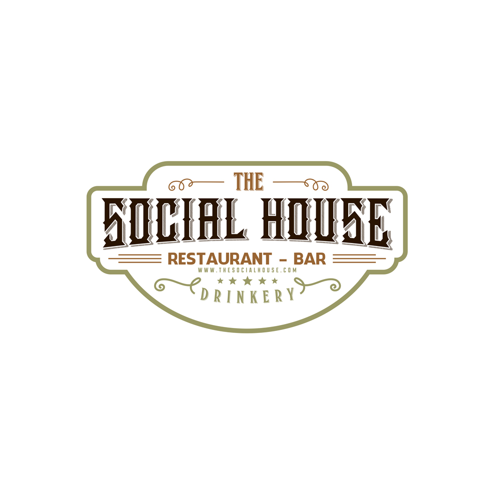 The Social House Restaurant and Bar by Luke.concept The Social House Restaurant and Bar in Logo Design Inspiration by Luke.concept
