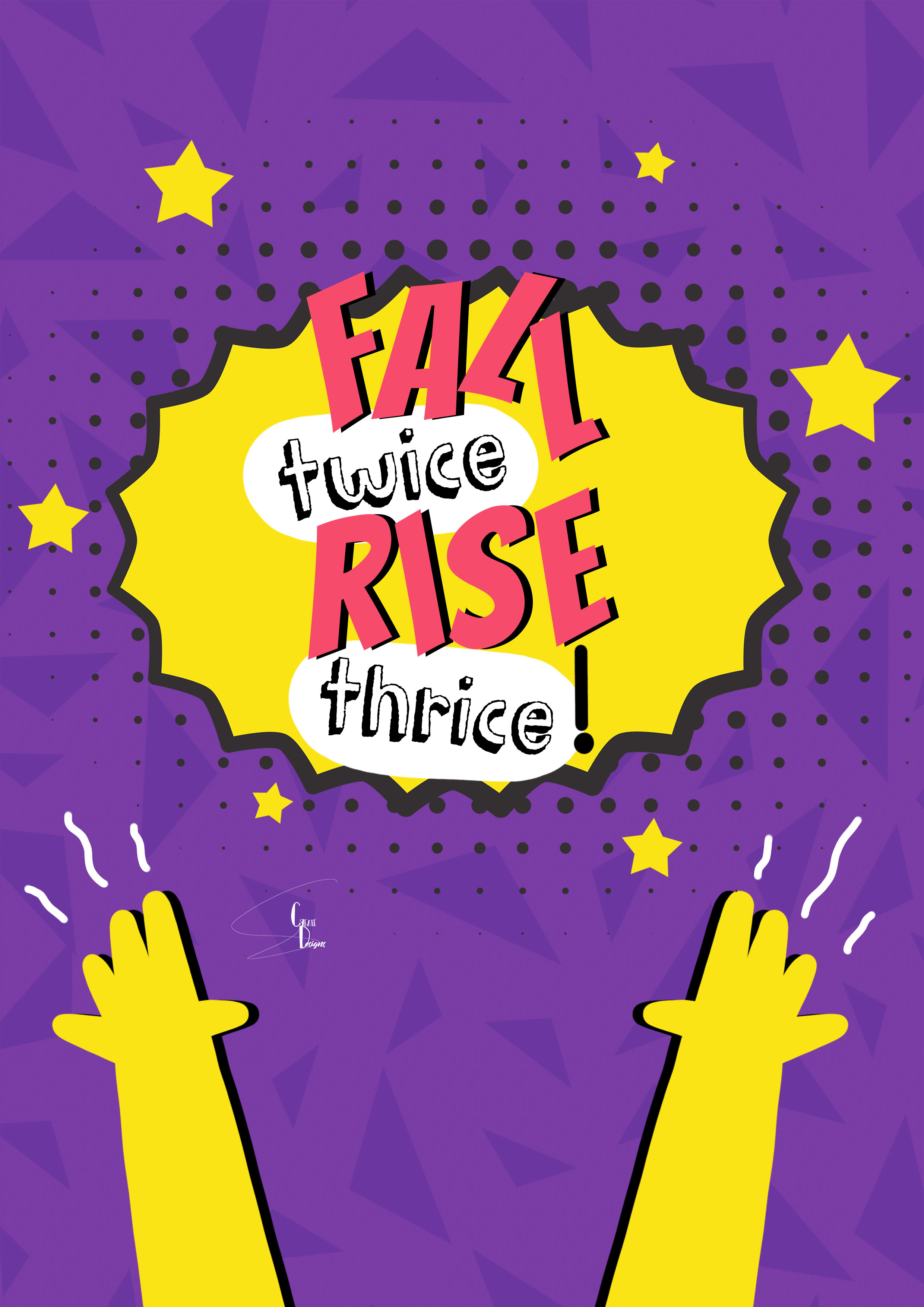 Rise n Shine ! in Typography Inspiration by Shaista Parveen