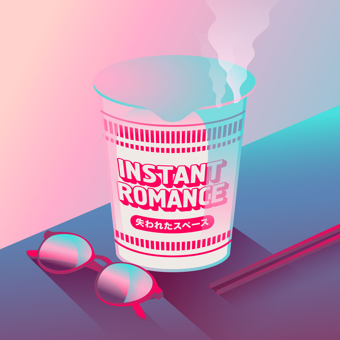 Instant Romance 1 in Illustration and Graphics Inspiration by Yi Shien Lim