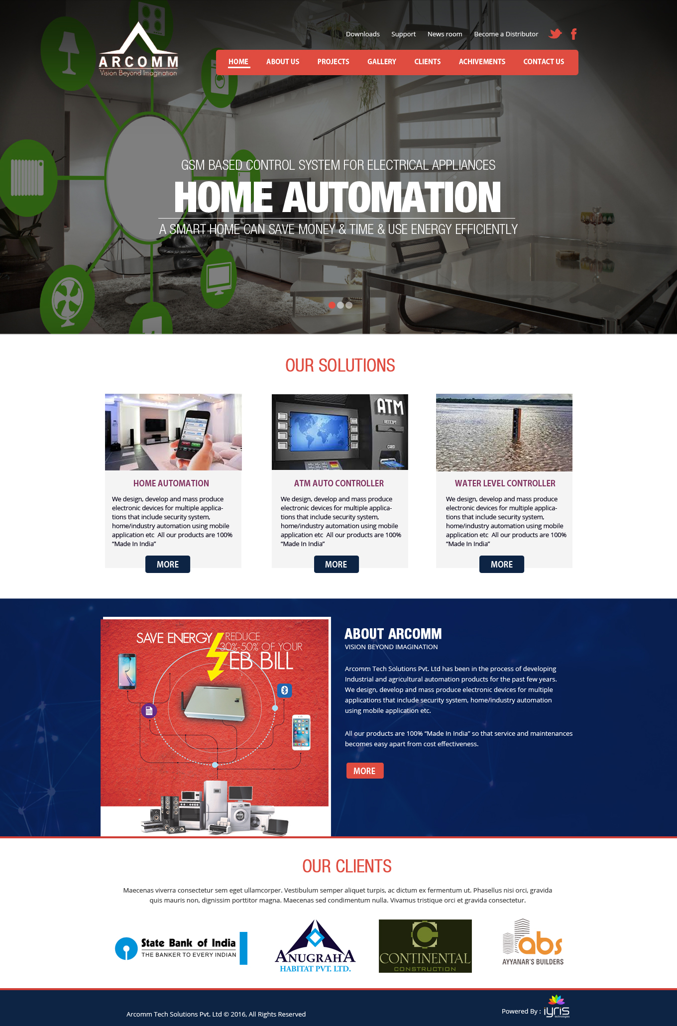 arcomm by Creative Design arcomm in Website Design Inspiration by Creative Design