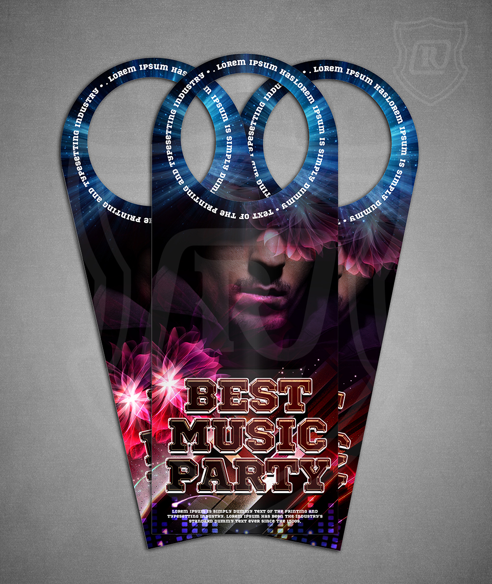 Door Hanger Design in Advertisement Design Inspiration by R@graphic