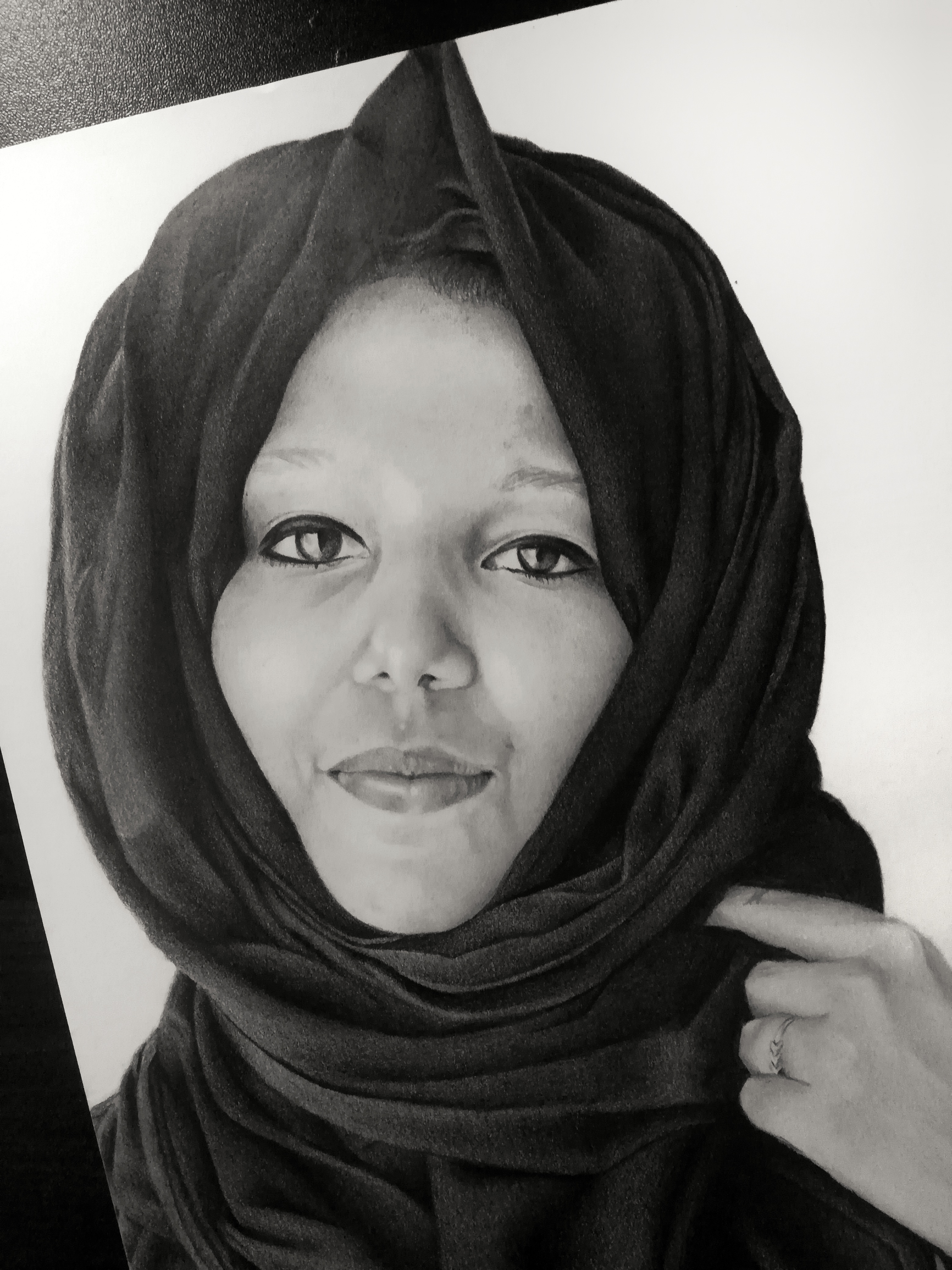 Portrait by Anas Aboobacker Portrait in Drawing Inspiration by Anas Aboobacker