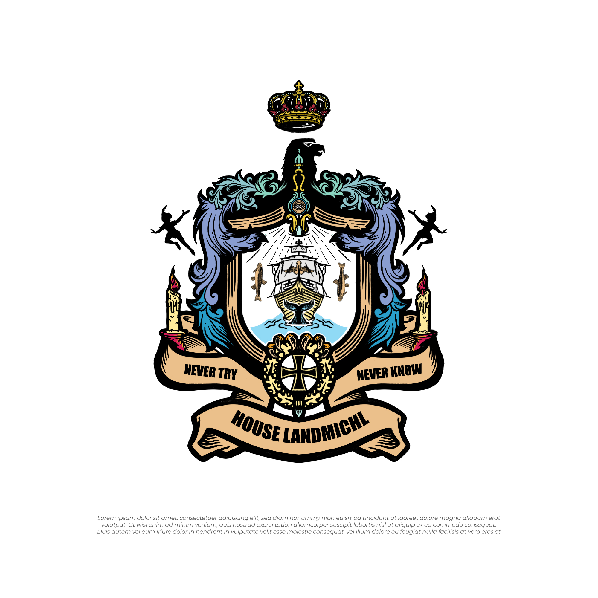 House Landmichl logo in Logo & Brand Identity Inspiration by Don Vitooo