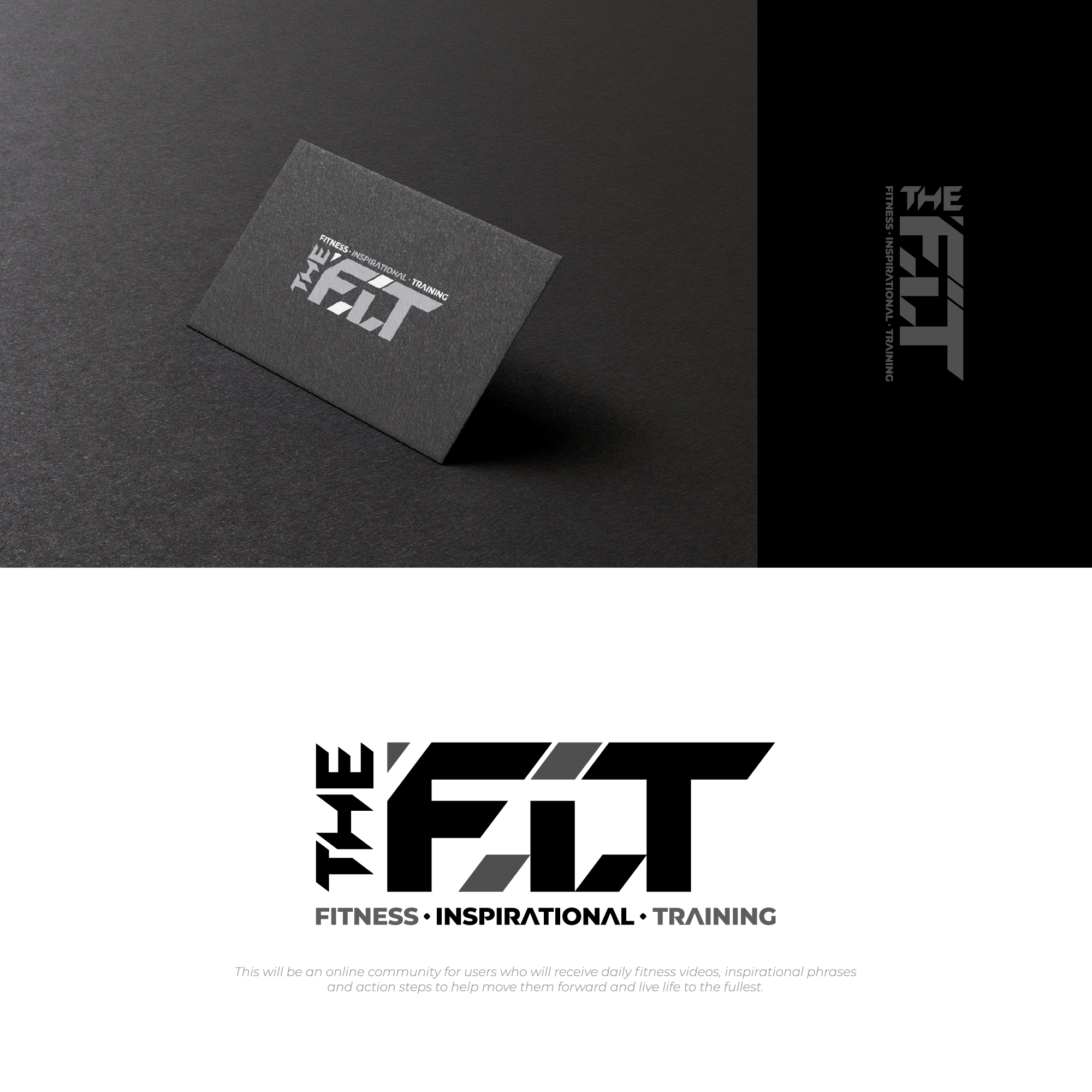 the fit by Don Vitooo the fit in Logo & Brand Identity Inspiration by Don Vitooo