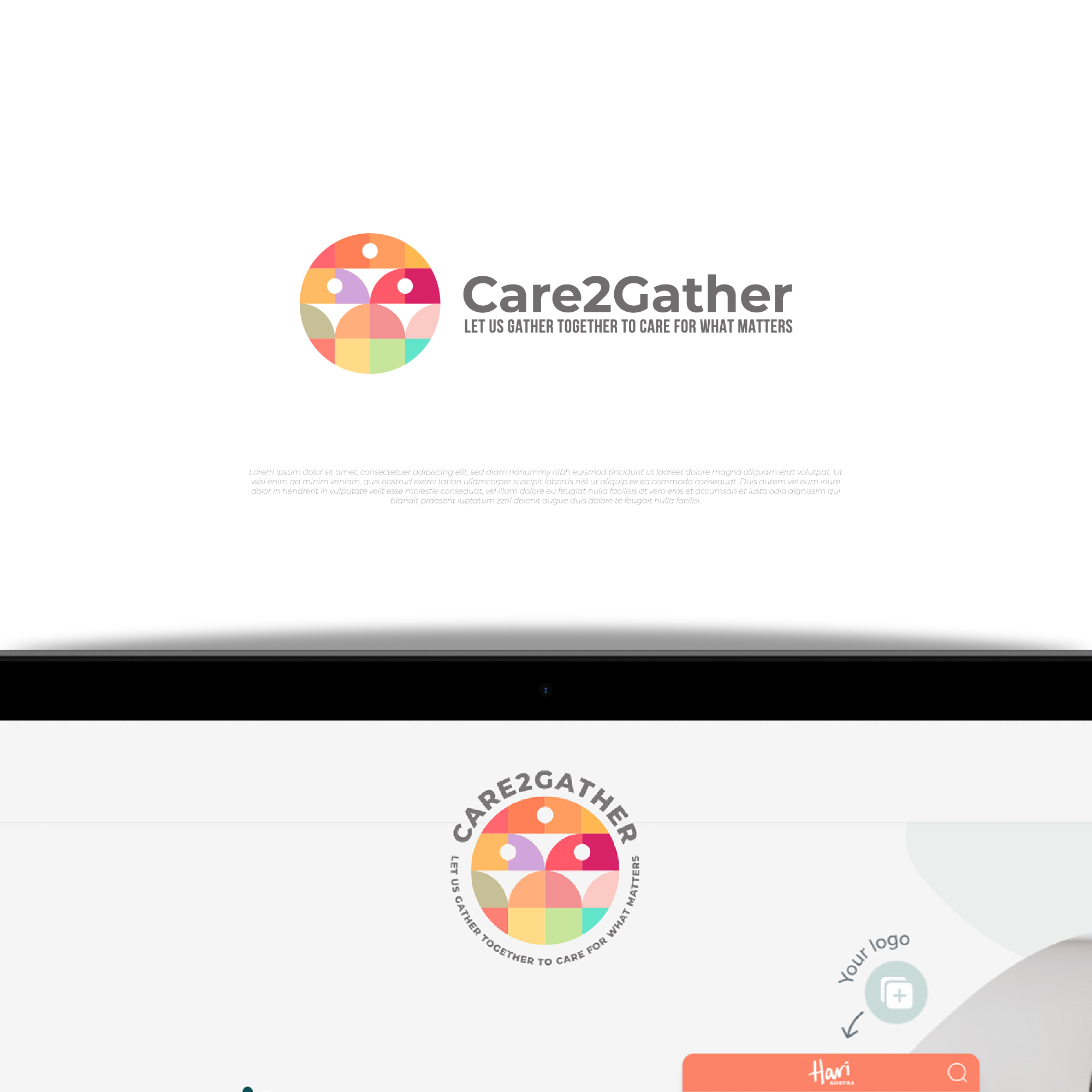 Care2gather in Logo & Brand Identity Inspiration by Don Vitooo