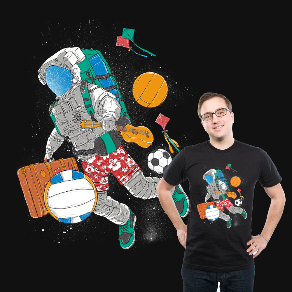 space traveller by Vector Fighter space traveller in T-Shirt Design Inspiration by Vector Fighter