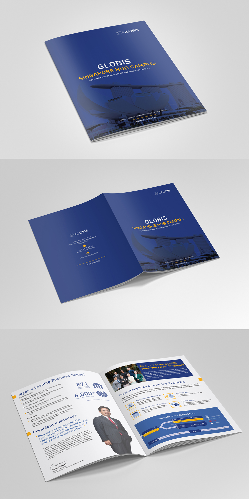 Modern Minimalist Brochure Design by Hide¥oshi Modern Minimalist Brochure Design in Brochure Design Inspiration by Hide¥oshi