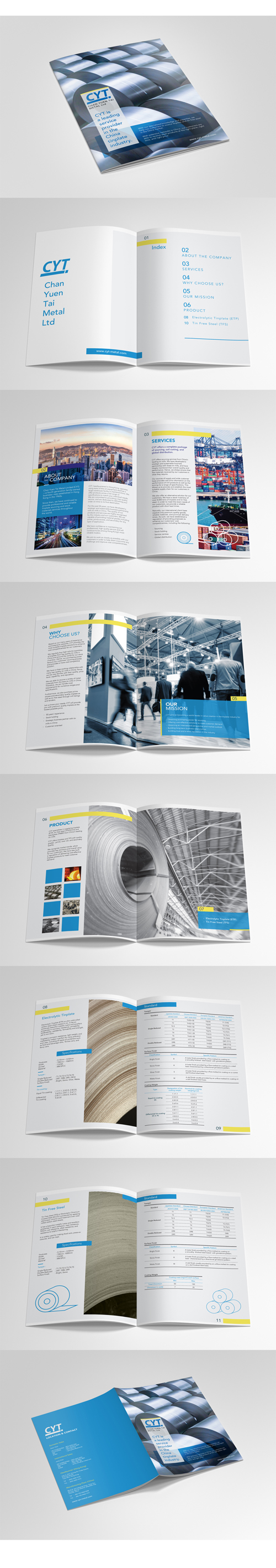 Modern Minimalist Brochure Design by Hide¥oshi Modern Minimalist Brochure Design in Brochure Design Inspiration by Hide¥oshi