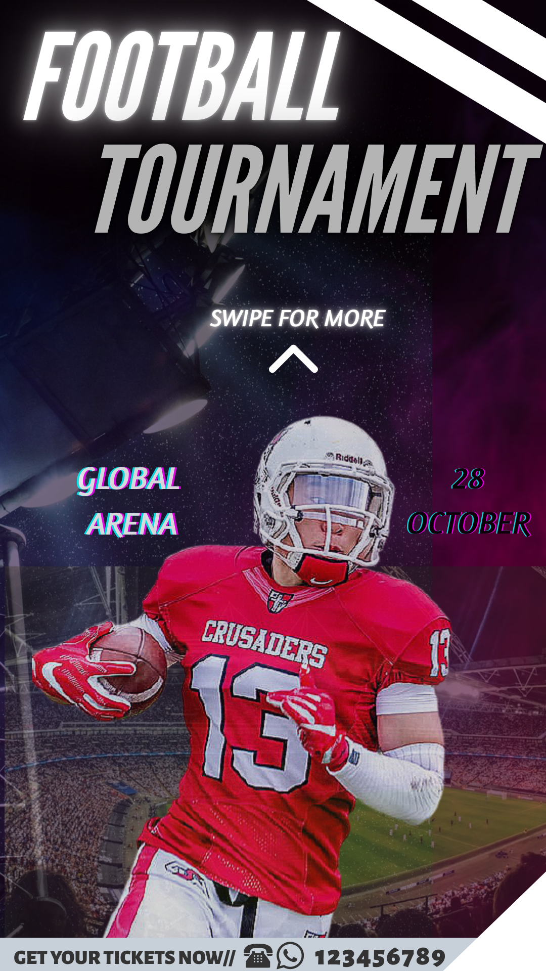 Football tournament by Pavitra Arora Football tournament in Instagram Story Inspiration by Pavitra Arora