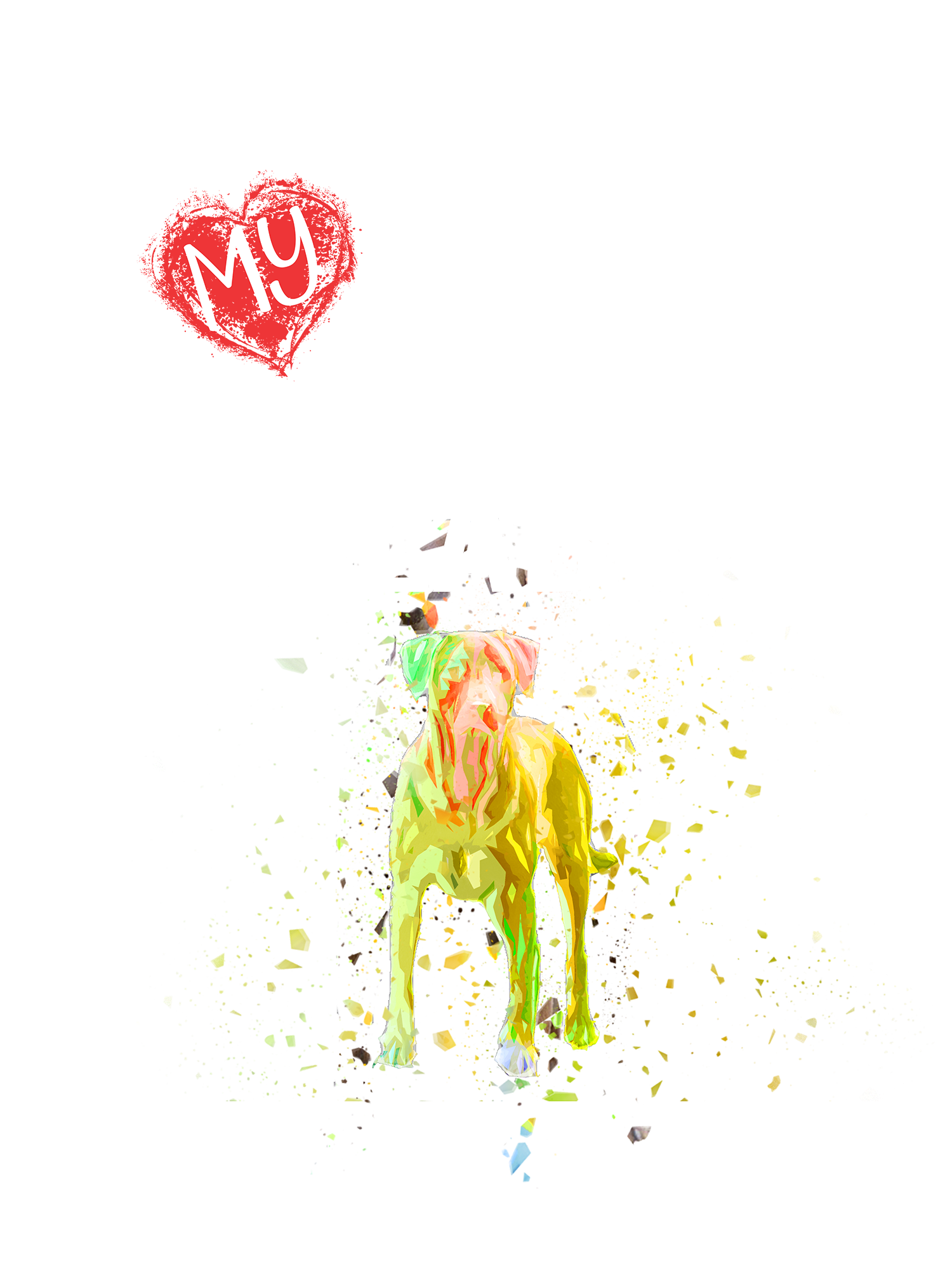 Labrador in Digital Art Inspiration by Manuela Gojic
