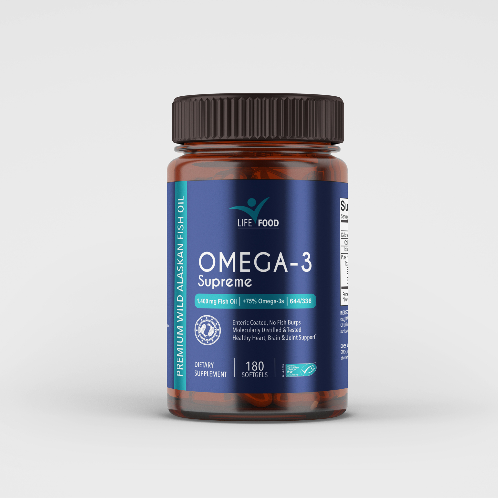 Omega 3 by Gergana Omega 3 in Label Design Inspiration by Gergana
