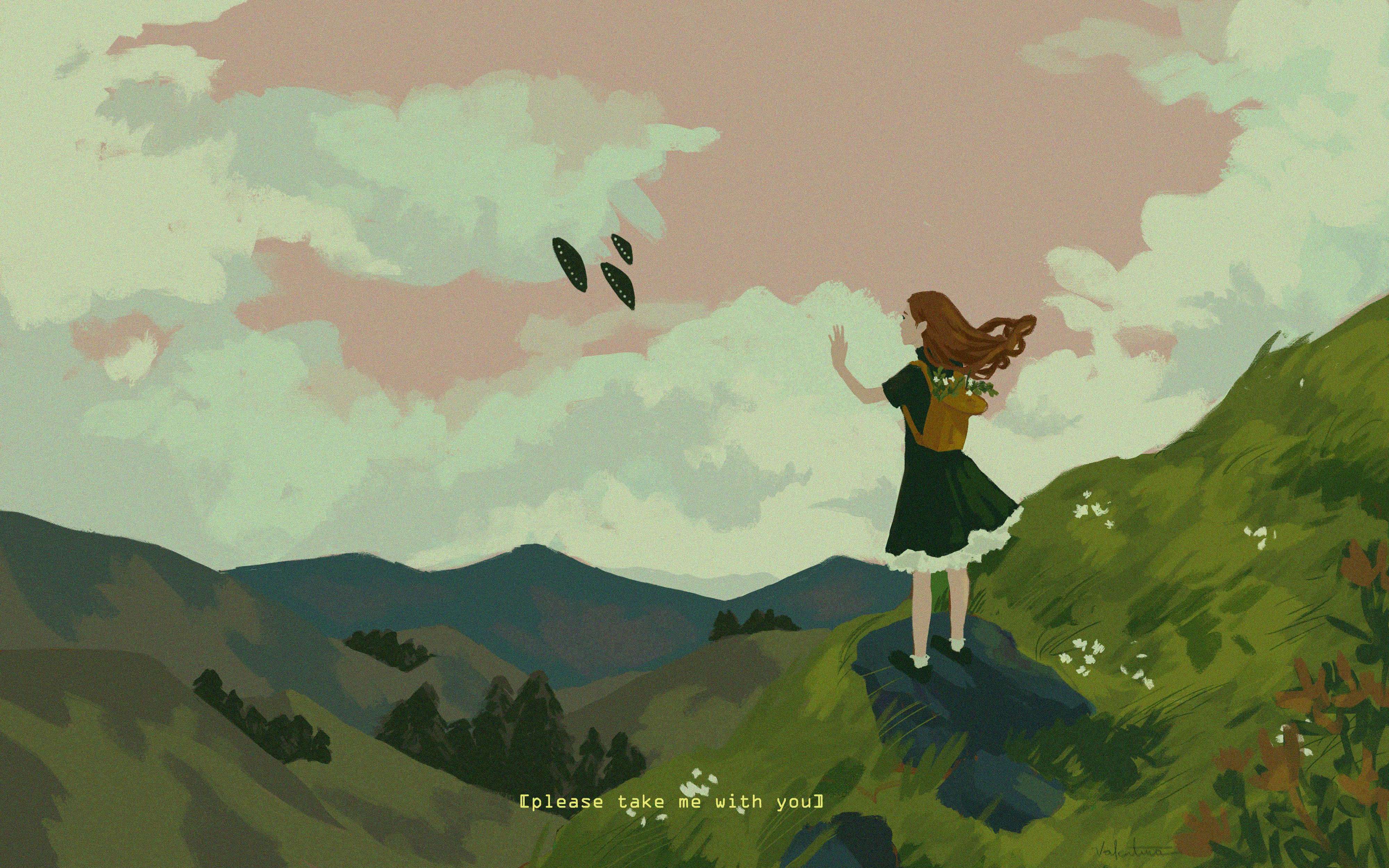 Please take me with you in Digital Art Inspiration by Valentina García