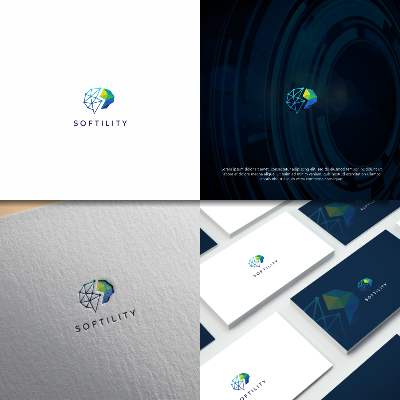 Softility in Logo & Brand Identity Inspiration by Dreamslogo