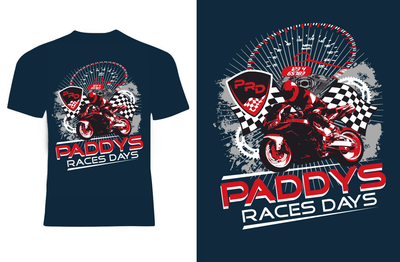 paddys race days in T-Shirt Design Inspiration by Nilber Allan Santarin