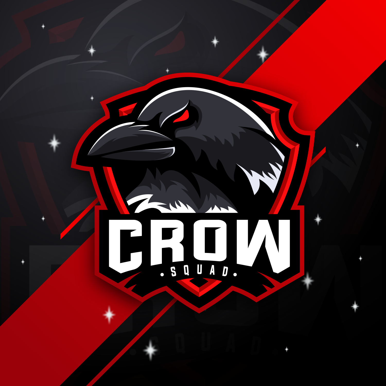 crow esport logo in Logo Design Inspiration by Cah_kampoeng