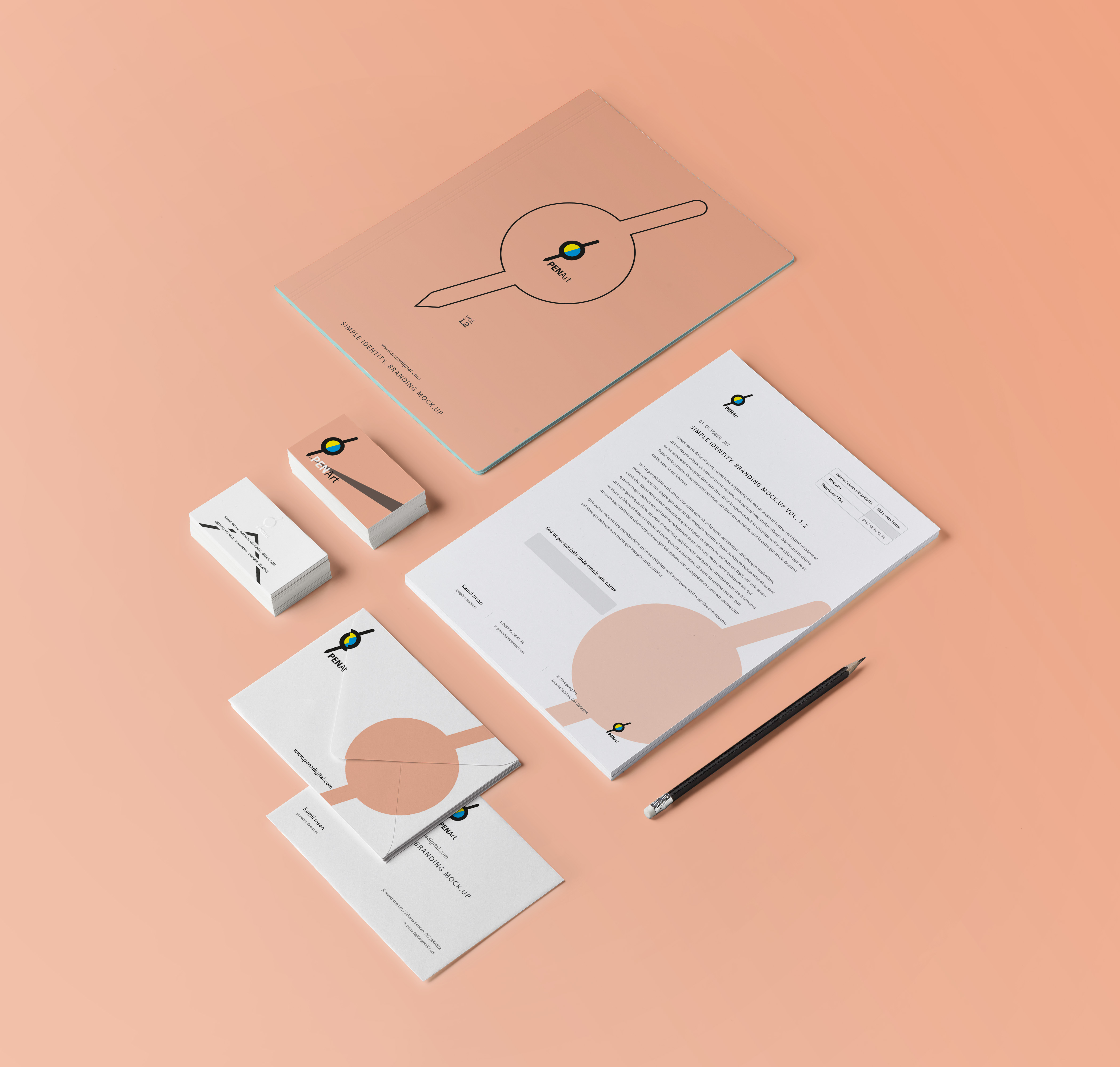 concept desain stationary company by Kamilinsan1897 concept desain stationary company in Stationery Design Inspiration by Kamilinsan1897