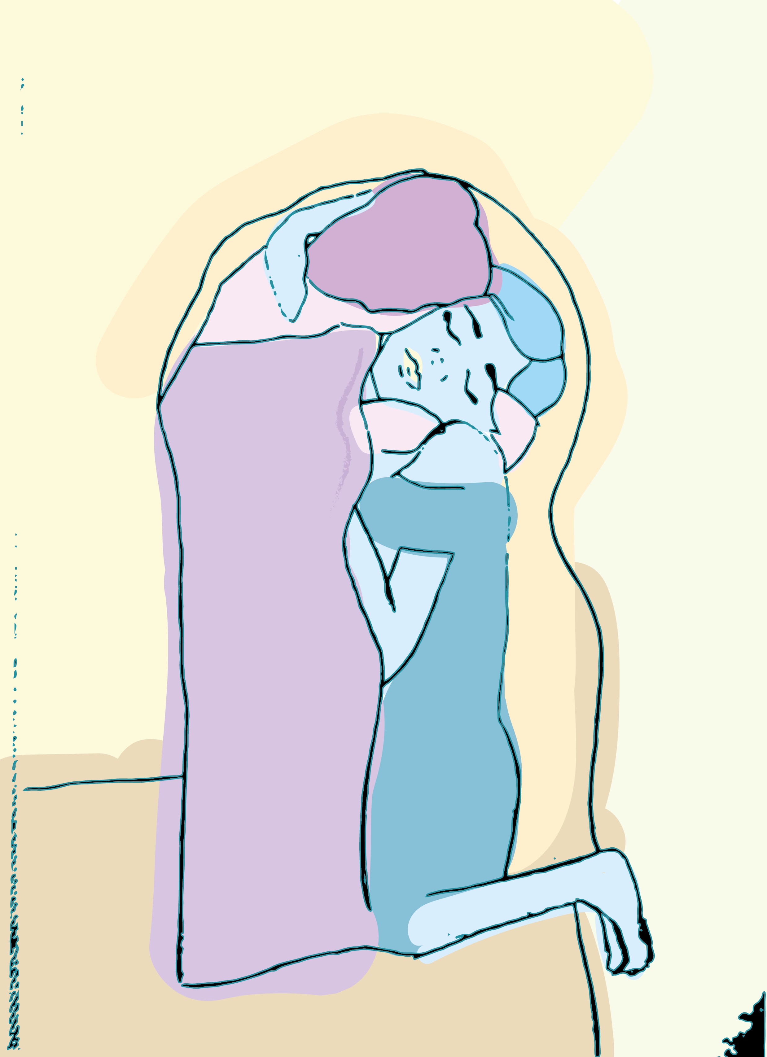 love in quarantine times by Alba Viñal Puigvert love in quarantine times in Digital Art Inspiration by Alba Viñal Puigvert