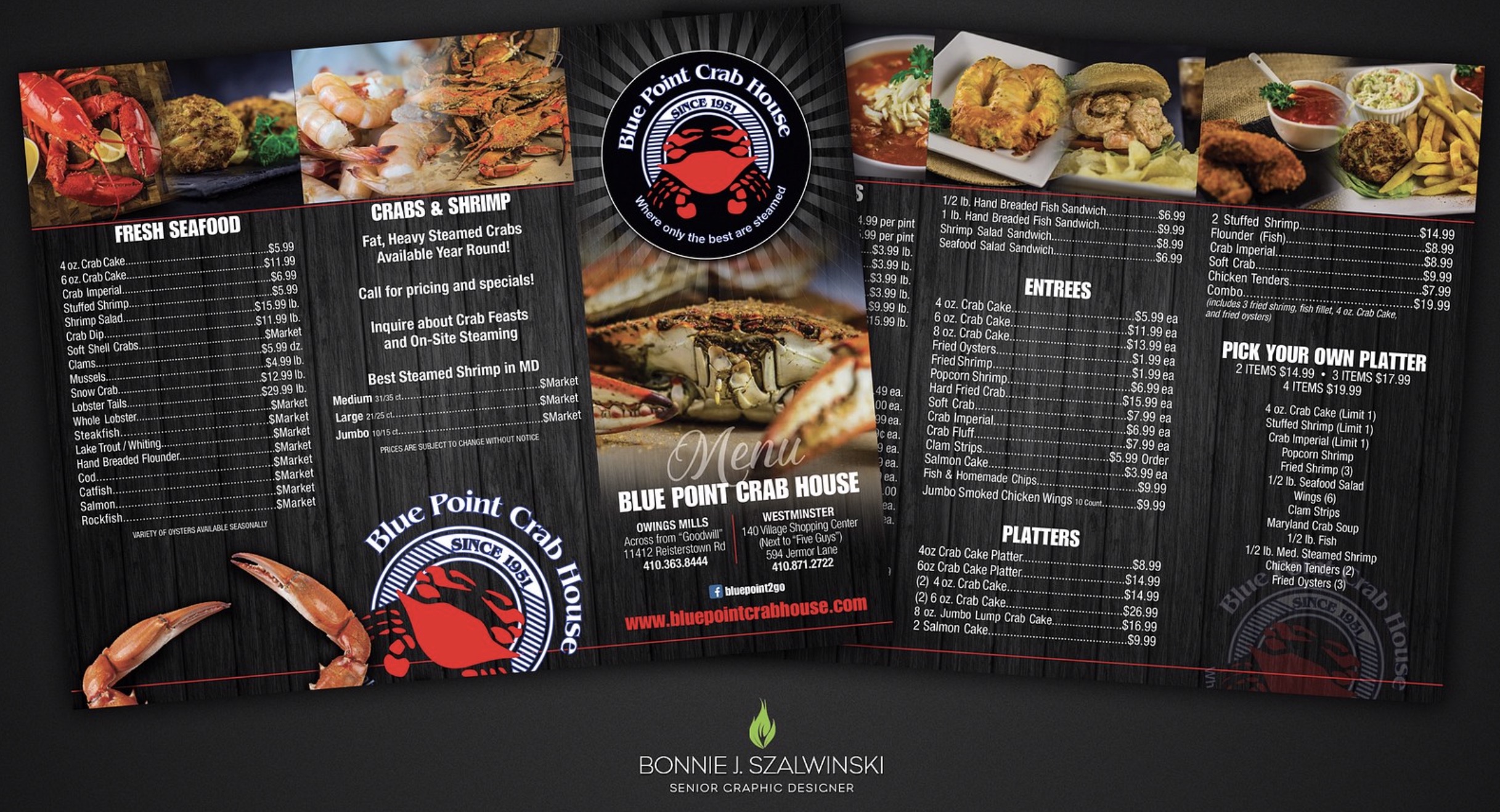 Menu Design in Menu Design Inspiration by Bonnie J. Szalwinski