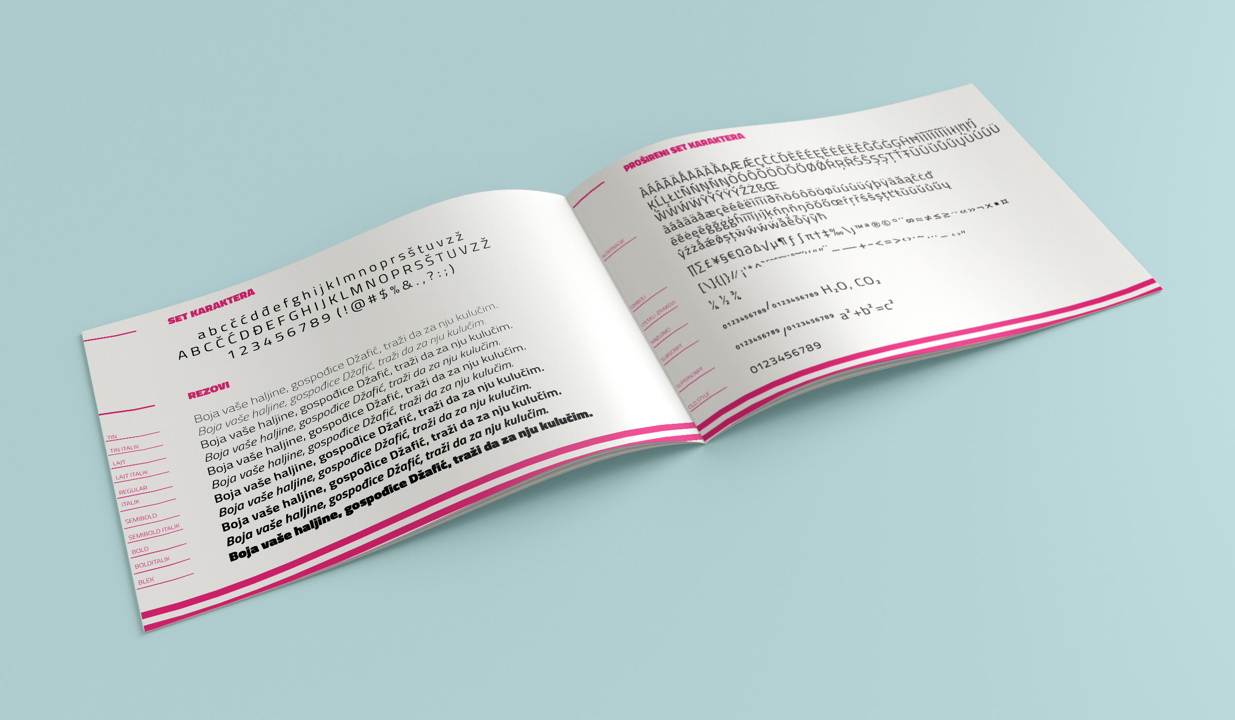 Titillium - Type specimen book in Brochure Design Inspiration by Dunja Bosanac