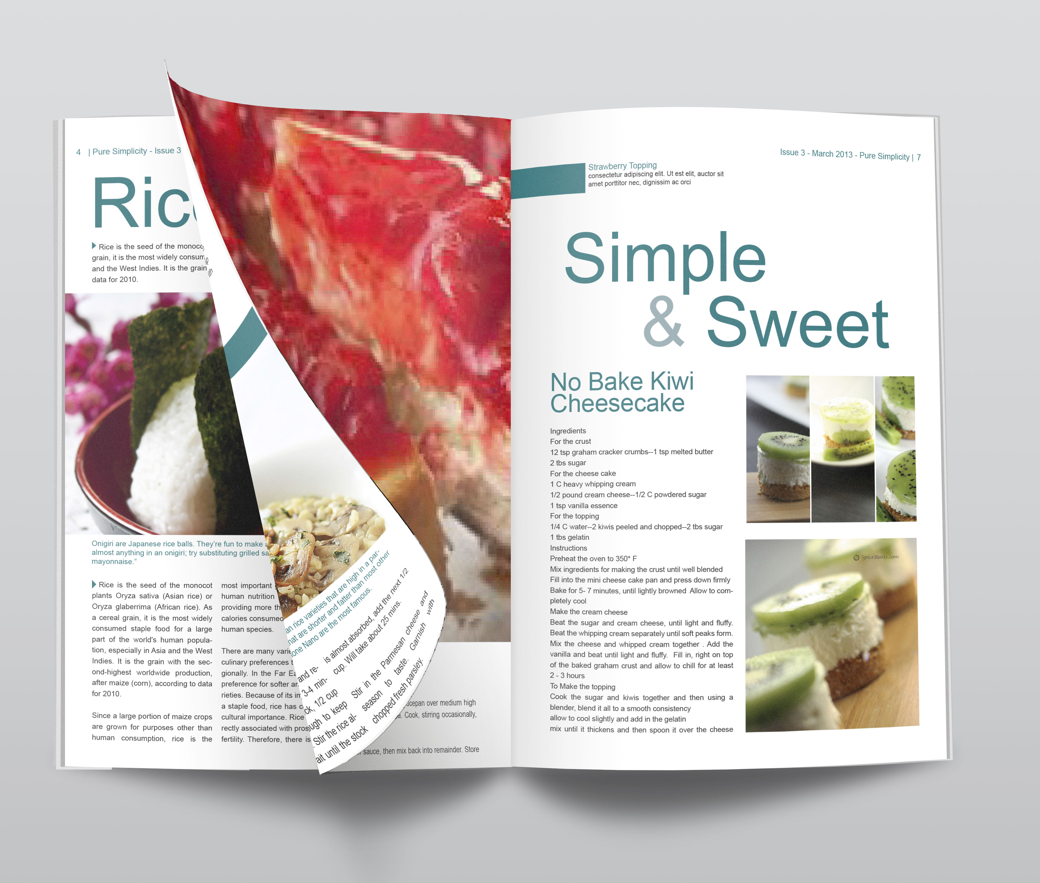 Magazine Layout by Red Magazine Layout in Magazine Design Inspiration by Red