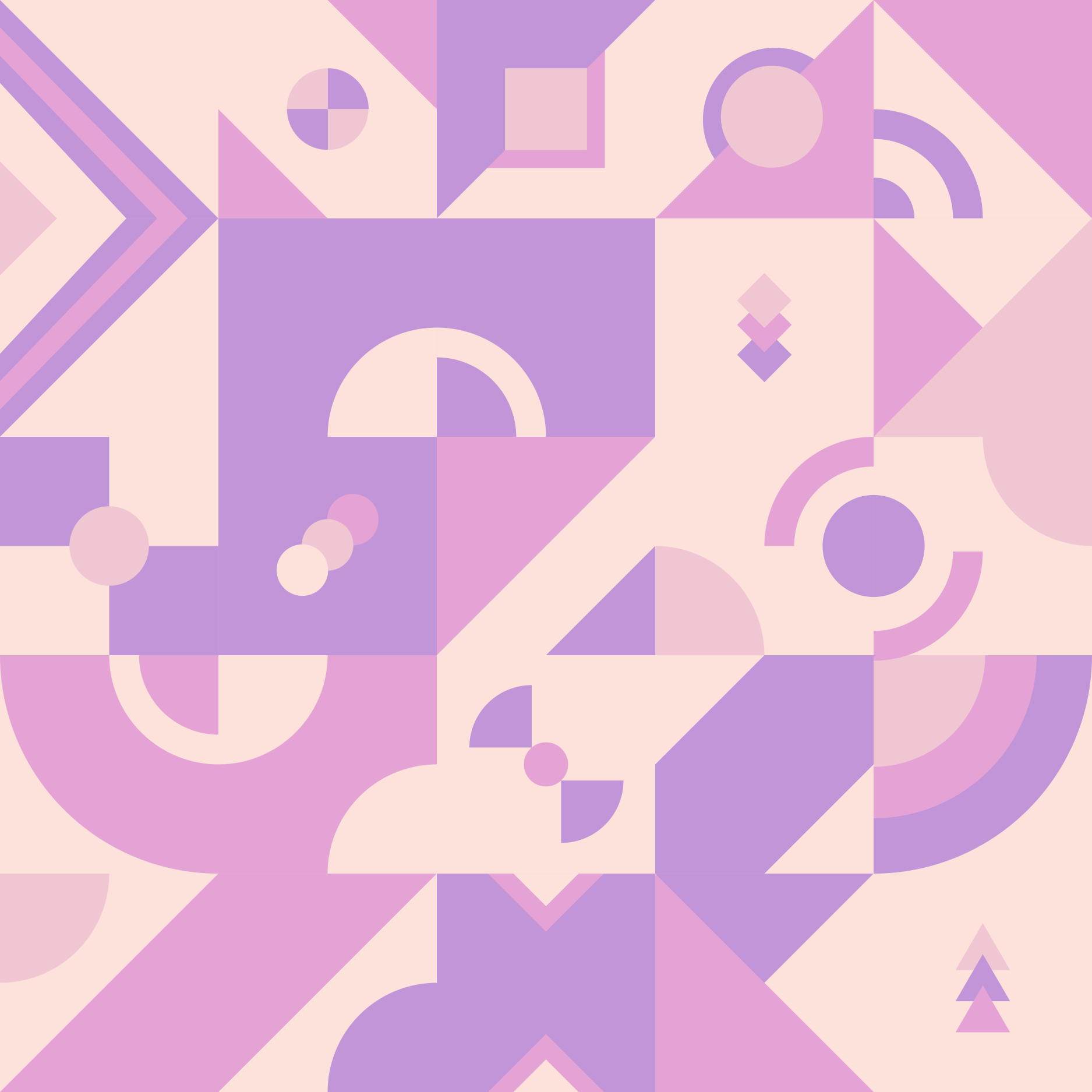 NeoGeo (Abstract) Pattern Design with Soft Color in Illustration and Graphics Inspiration by Brandhana Fajri