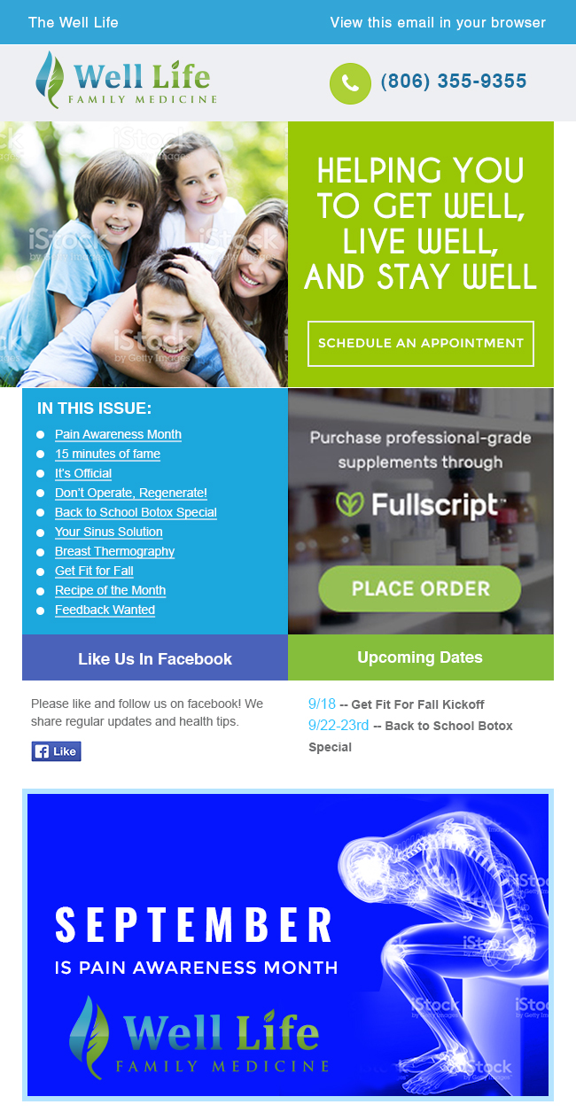 Medical - Email Newsletter Design- USA by Desiznstudio Medical - Email Newsletter Design- USA in Email Design Inspiration by Desiznstudio