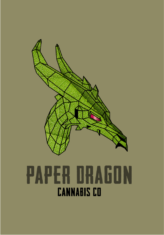 Paper dragon cannabis co. in Logo & Brand Identity Inspiration by Charmainehartmann