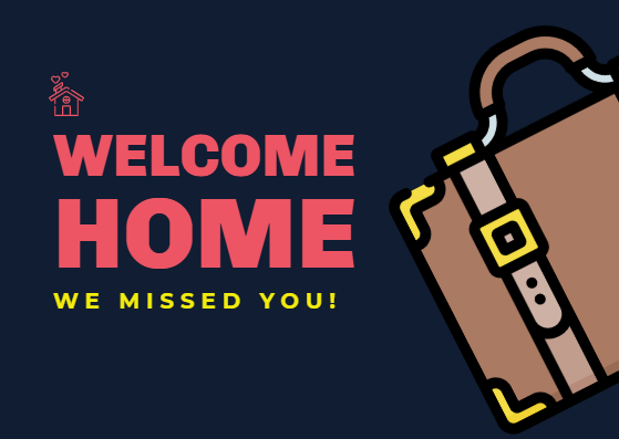 Welcome Home Card by Arif Utama Welcome Home Card in Card Inspiration by Arif Utama