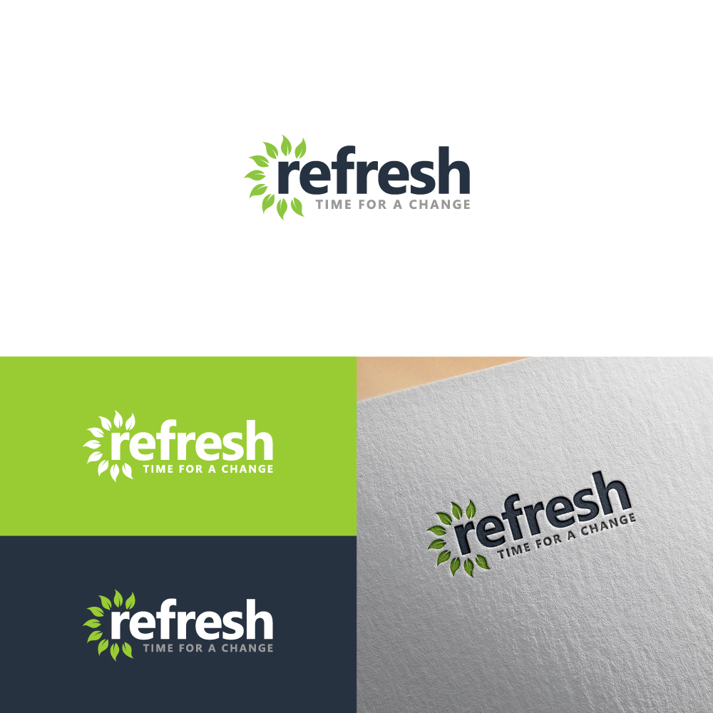 Refresh - Logo Design BY crackgraphico 354135 - Designhill