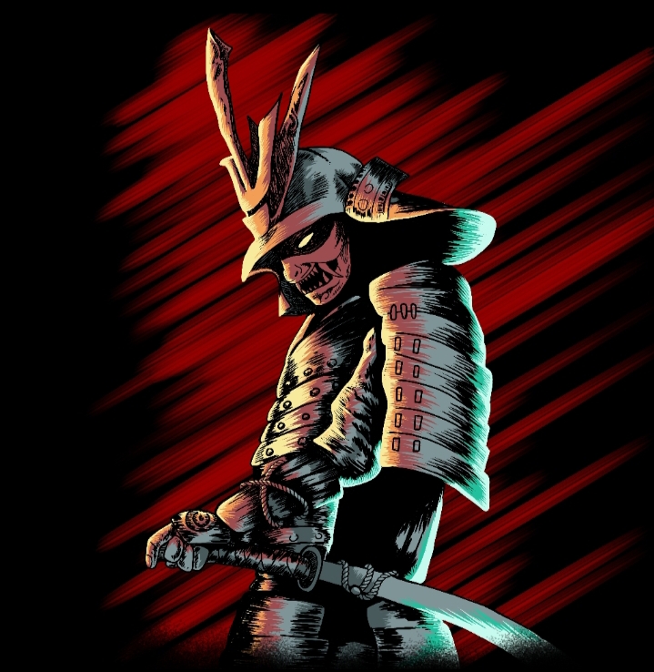 illustration of samurai by Dandani illustration of samurai in Illustration and Graphics Inspiration by Dandani