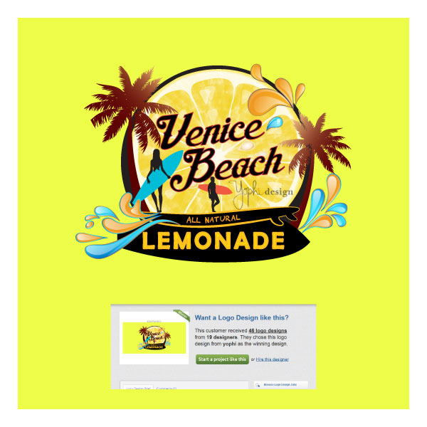 Logo Venice Beach by Yophi Logo Venice Beach in Logo Design Inspiration by Yophi