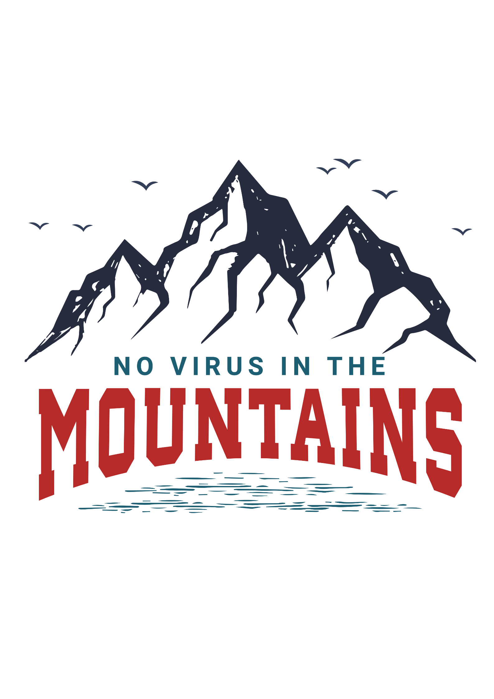 No Virus In The Mountains by Ruczeno .. No Virus In The Mountains in Poster Design Inspiration by Ruczeno ..
