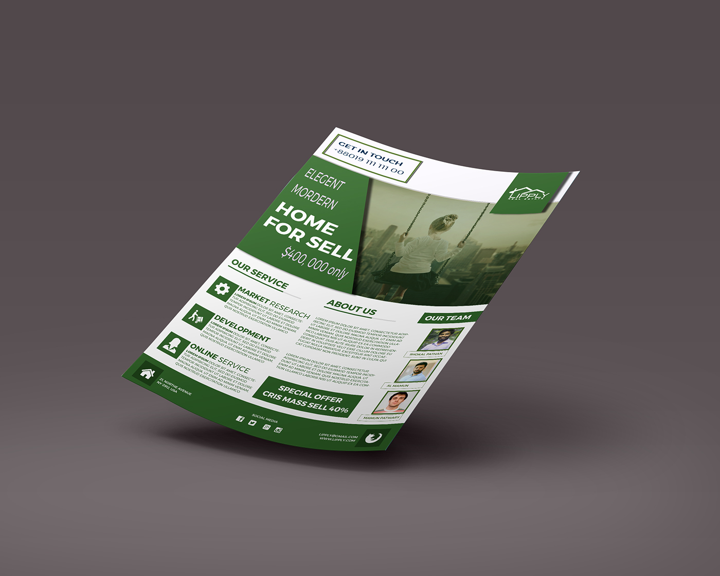 flyer design in Print flyer design Inspiration by Denial07