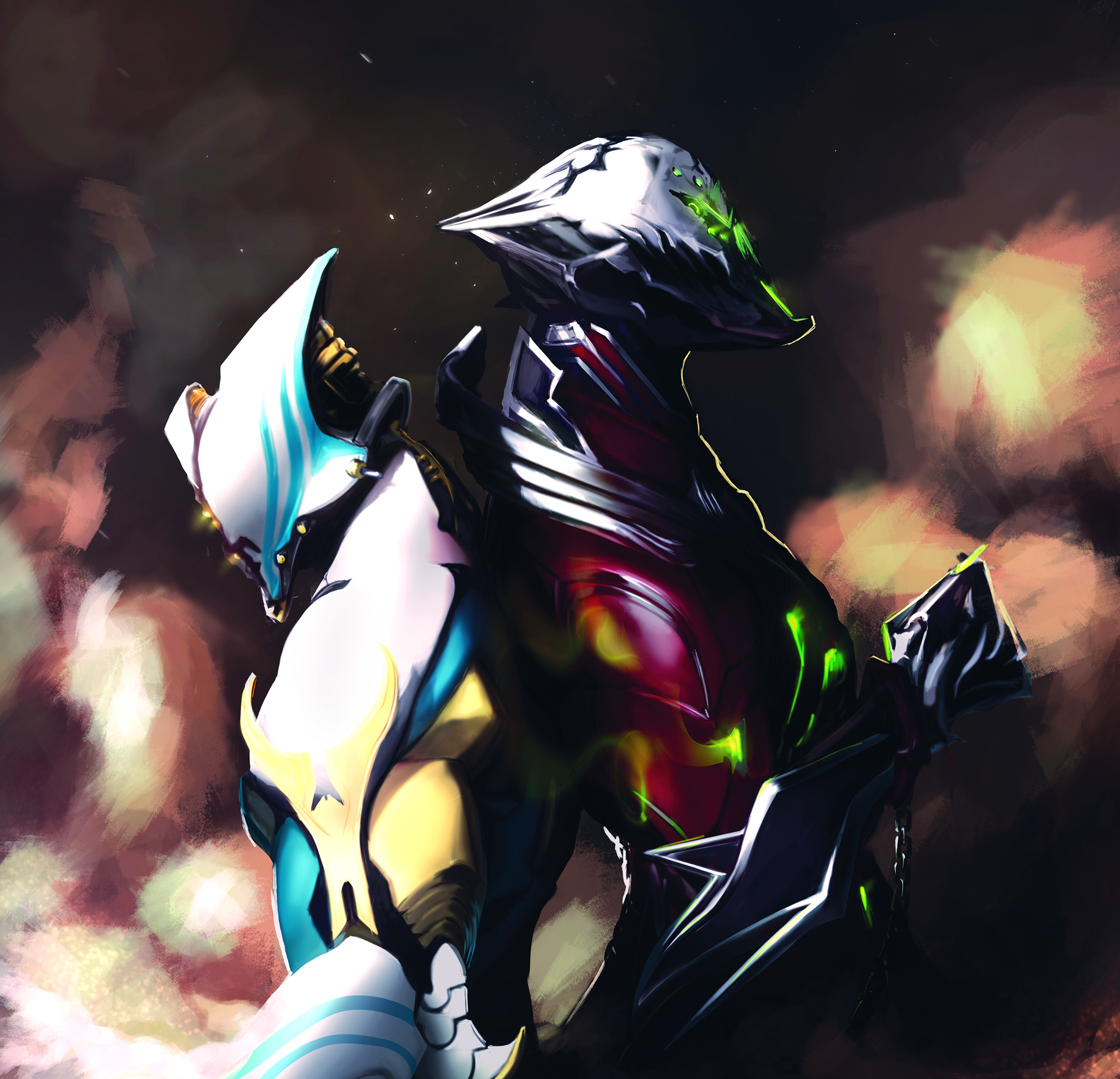 Excalibur and Nekros in Poster Design Inspiration by Pheature
