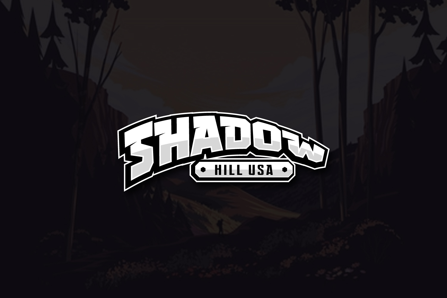 Shadow Hill USA Logo by Ideazbysadiq Shadow Hill USA Logo in Logo Design Inspiration by Ideazbysadiq