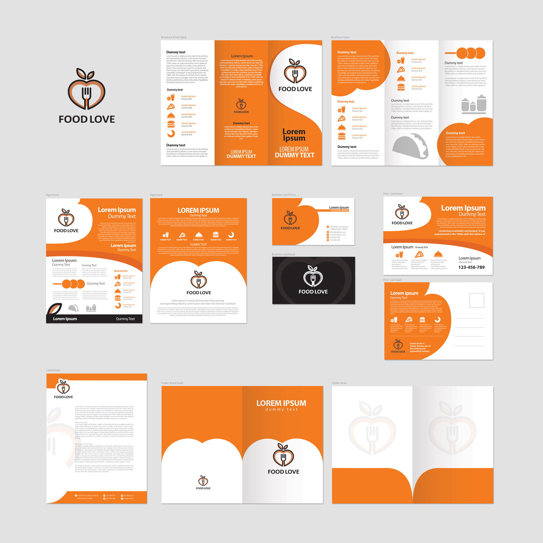 Food Branding in Leaflet Design Inspiration by Araws Design