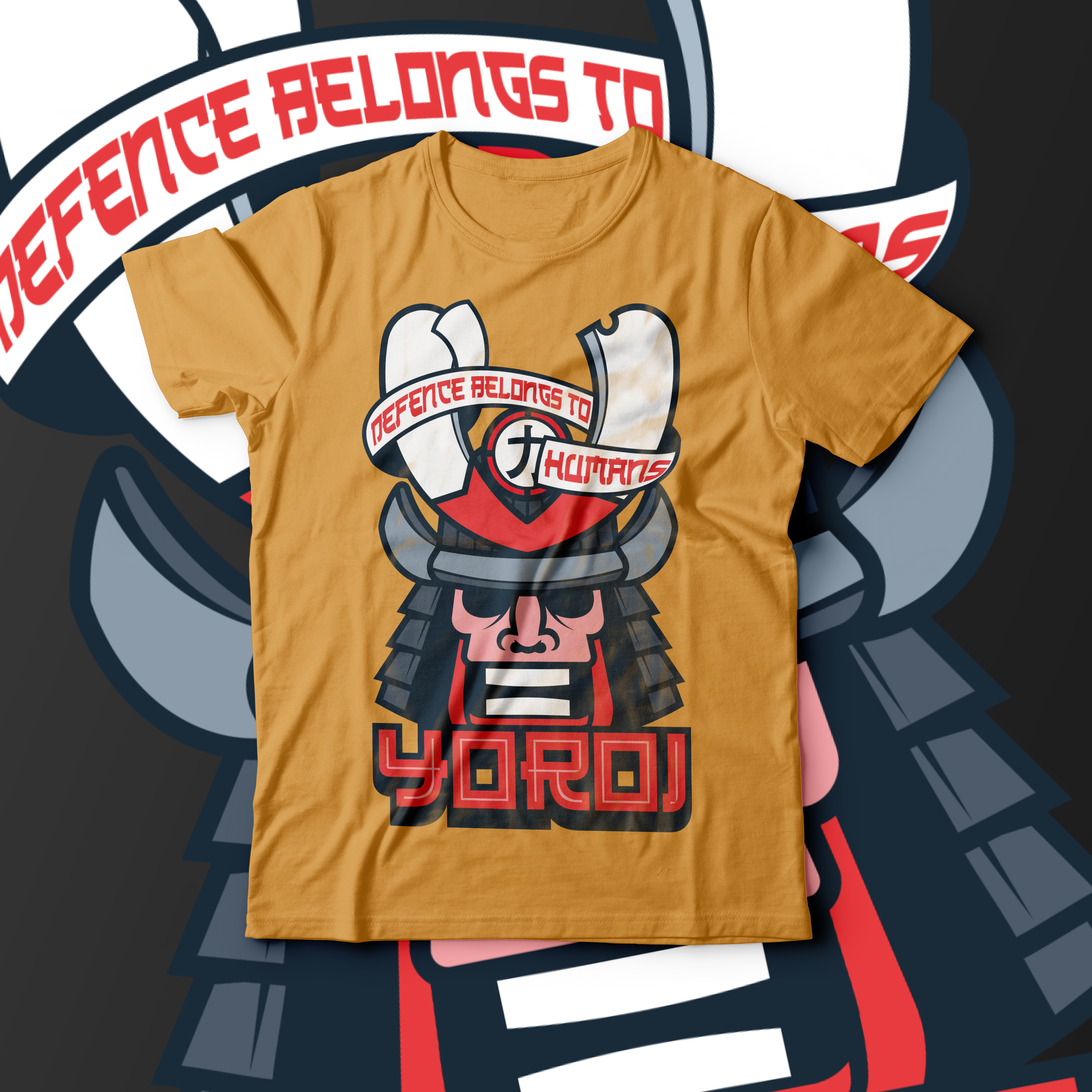 Yoroi - Shirt Design by Adriel Omboy Yoroi - Shirt Design in T-Shirt Design Inspiration by Adriel Omboy