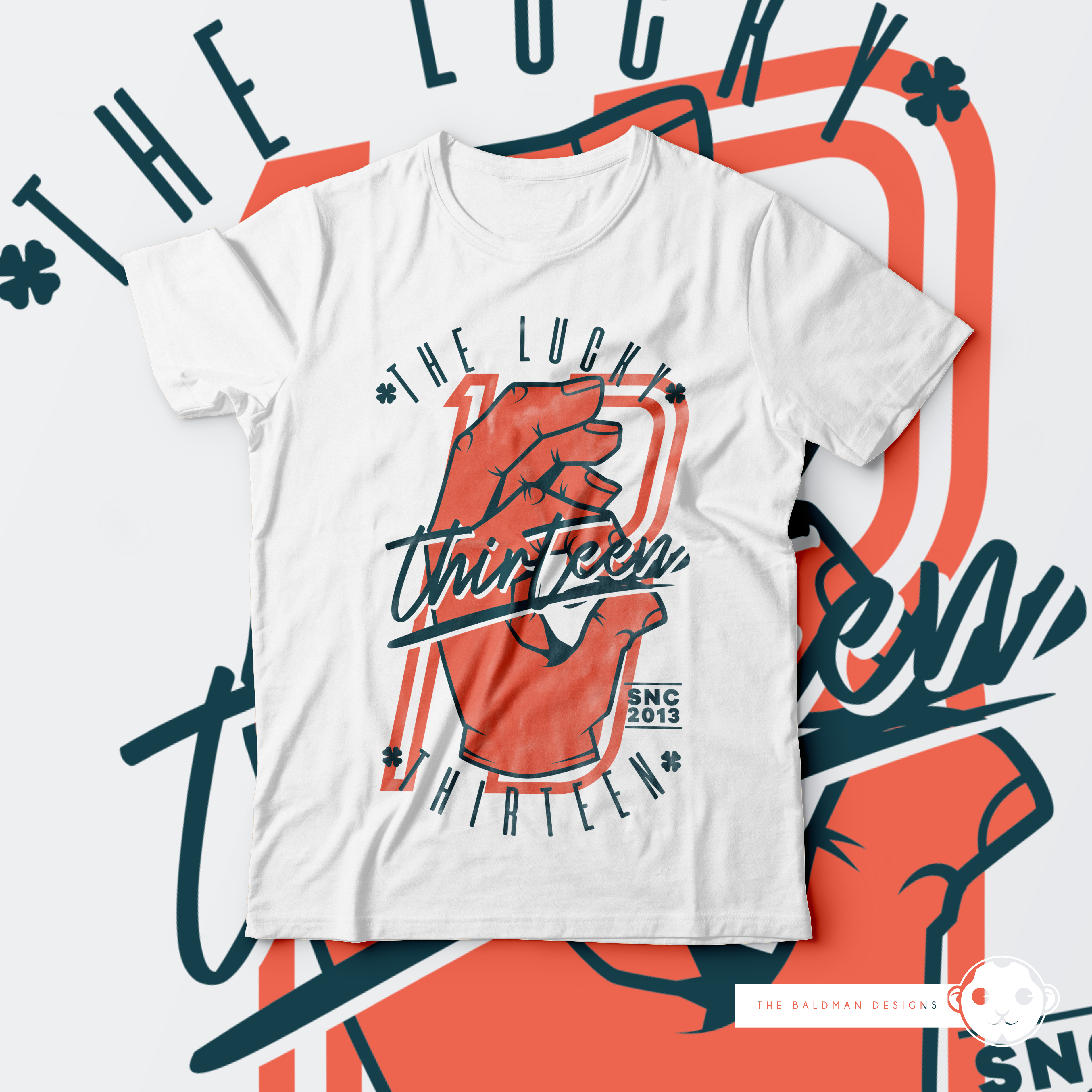 Hipster (Lucky Thirteen) by Adriel Omboy Hipster (Lucky Thirteen) in T-Shirt Design Inspiration by Adriel Omboy