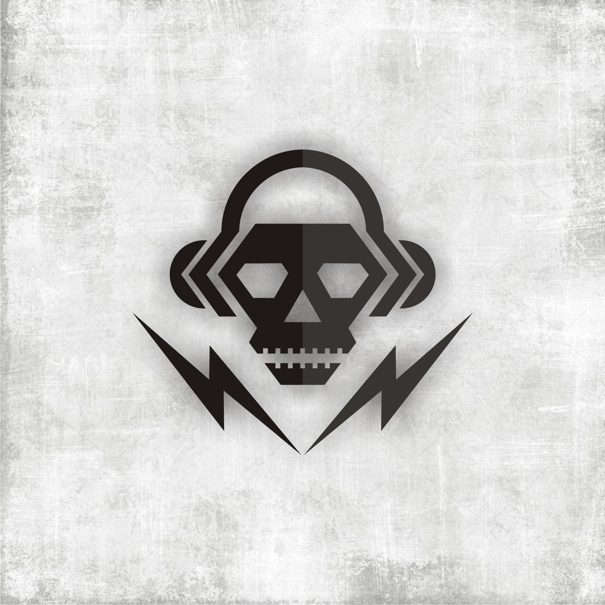 Skull Music Logo by Berkah Maestro™ Skull Music Logo in Logo Design Inspiration by Berkah Maestro™
